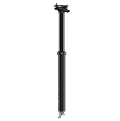 FOX Transfer Performance Elite 30.9mm Anodized Black Dropper Seatpost, studio side view