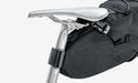Topeak Seat Bag Backloader 10L Black studio image seat secure closeup