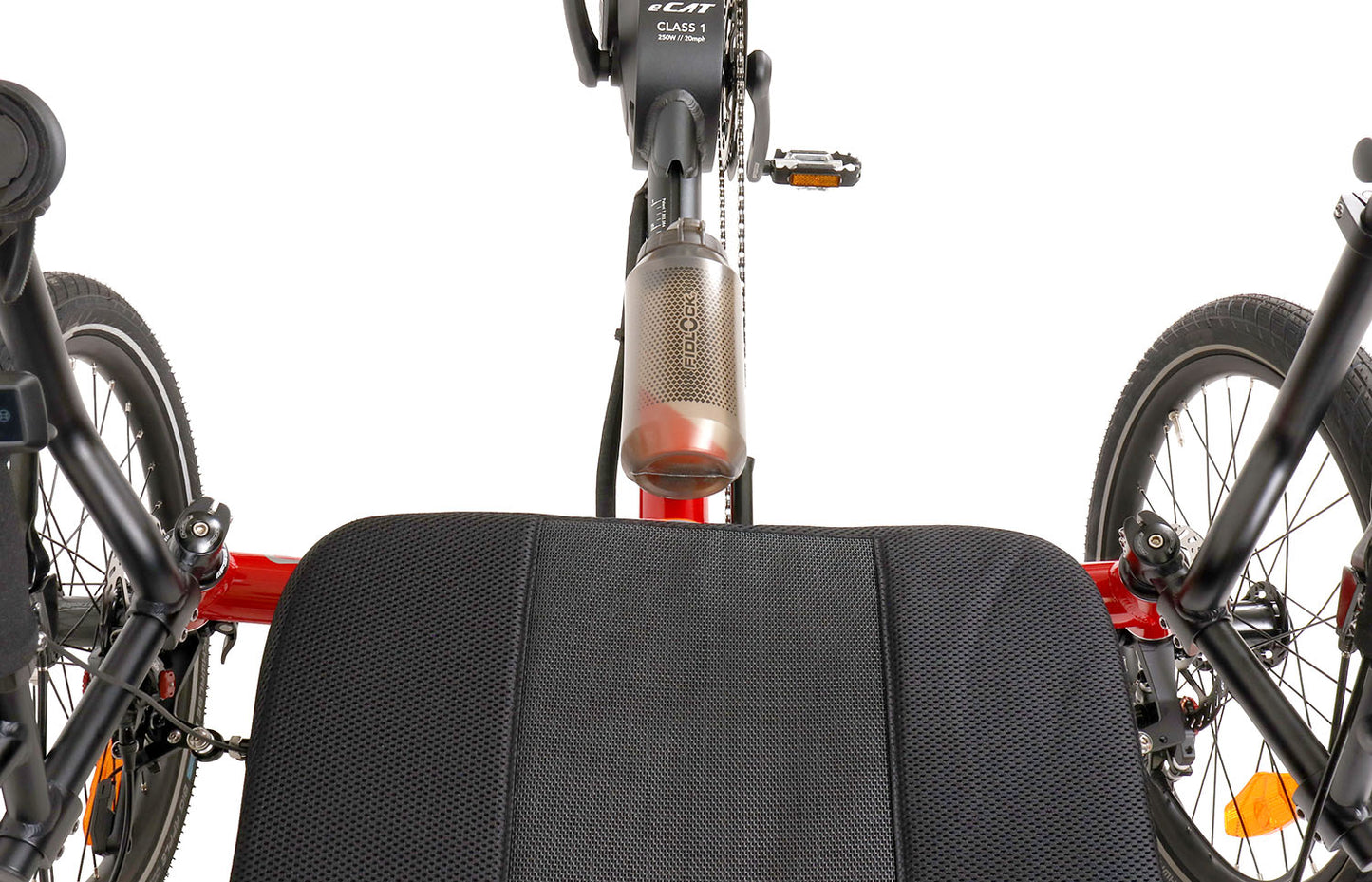 Fidlock TWIST 750 Compact Single Bottle, studio rear view, shown mounted on trike