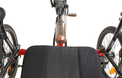 Fidlock TWIST 750 Compact Single Bottle, studio rear view, shown mounted on trike