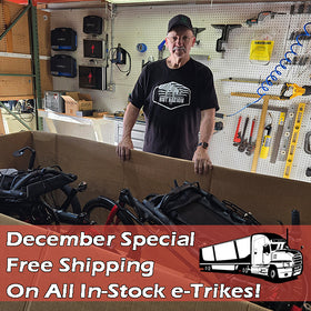 Shop e-trikes and save on shipping!