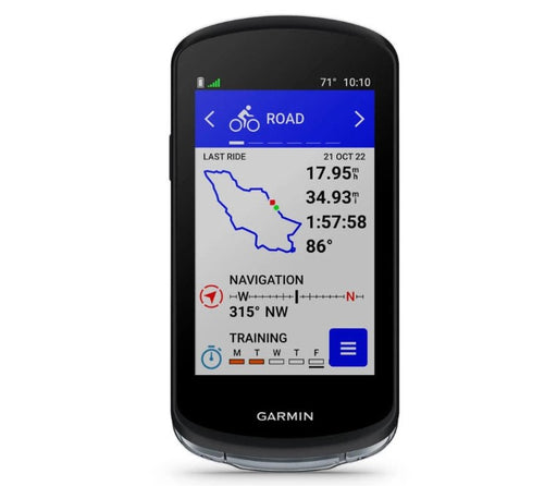 Garmin Edge 1040 GPS Bike Computer Bundle Road View Studio Image