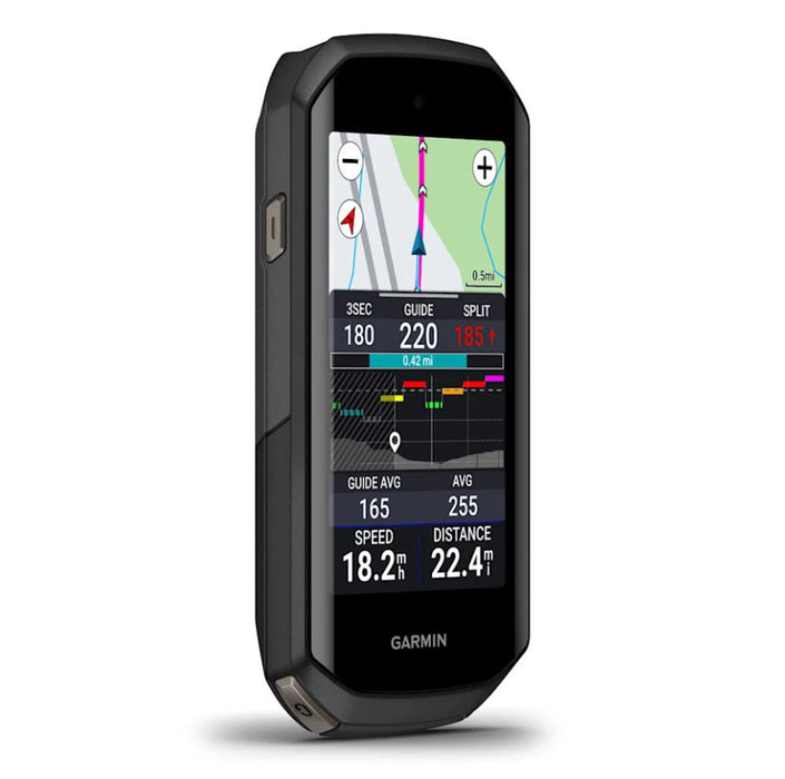 Garmin Edge 1050 GPS Bike Computer, studio front quarter view