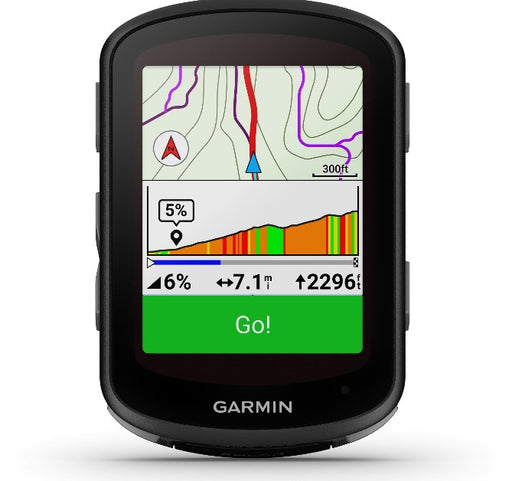 Garmin Edge 540 Solar GPS Bike Computer Front View