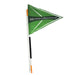 Greenspeed Logo Safety Flag Green On Pole Studio Image