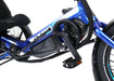 HP Velotechnik Demo Delta TX Shimano STEPS EP801 Cues Blue Flash Recumbent Trike, Studio Detail View