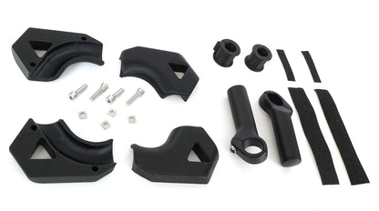 Studio image of all the parts that the kit includes.