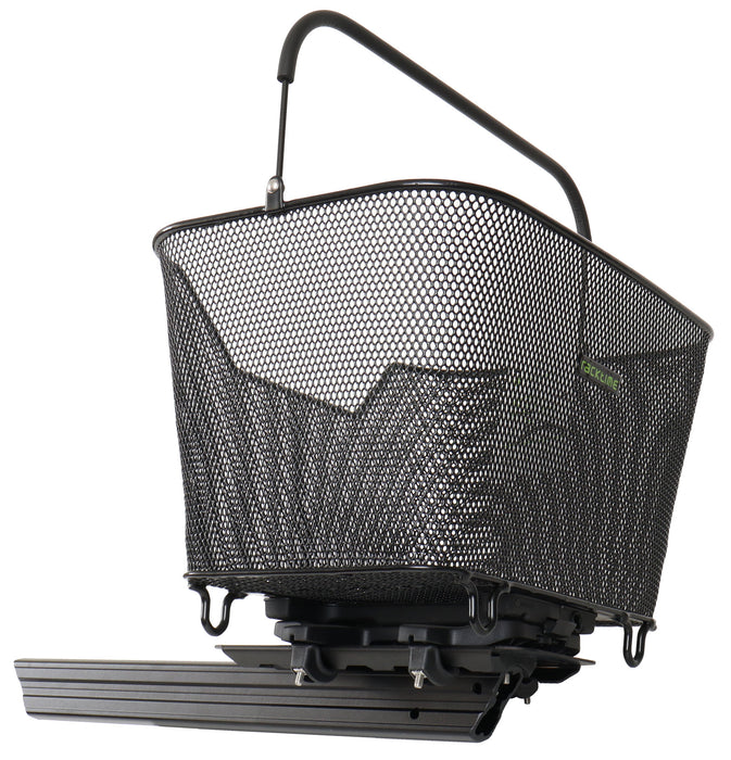 Hase Trigo/Trets Large Basket with Rack Adapter, studio mount detail view