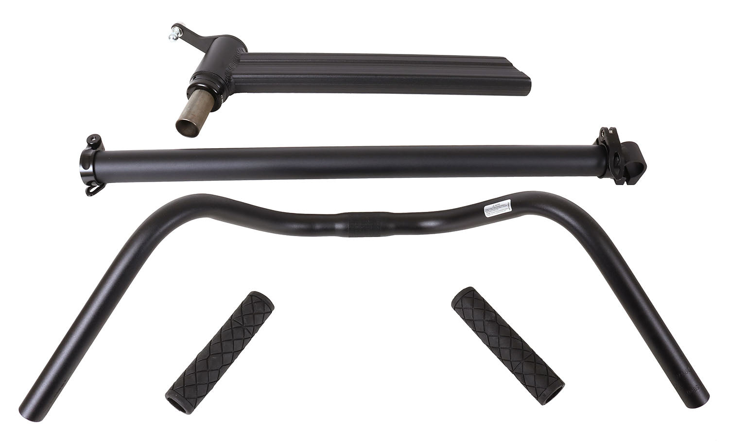 Hase Guide Bar with Steering Function for Trets and Trigo, studio view showing parts