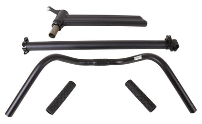 Hase Guide Bar with Steering Function for Trets and Trigo, studio view showing parts