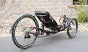 ICE Demo Sprint X Tour 26 RS Grey Recumbent Trike, Rear Quarter View