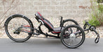 ICE Demo Sprint X Tour 26 RS Grey Recumbent Trike, Side View