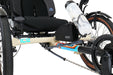 ICE 25th Anniversary Adventure HD 26 RS Shimano STEPS EP801 Cream Recumbent Trike, studio front detail view