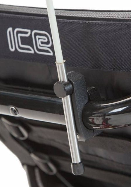 ICE Clamp-On Flag Mount for Mesh Seats On Seat Close Up