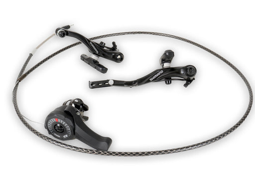 ICE Parking Brake Lever with Cable studio image front