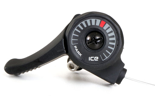 ICE Parking Brake Lever with Cable, studio side view