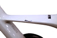 Specialized Blemished X 5.0 Gloss White Mountains/Gunmetal blemish closeup