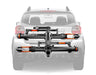 Kuat NV 2.0 Gray-Orange Anodized 2 Bike Rack Includes Trail Doc Fits 2" Receiver Studio Image on a Vehicle