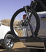 Kuat Sherpa 2.0 Gray-Orange Anodized 2 Bike Rack Fits 1.25" Receiver With Bike Tire Outside Image