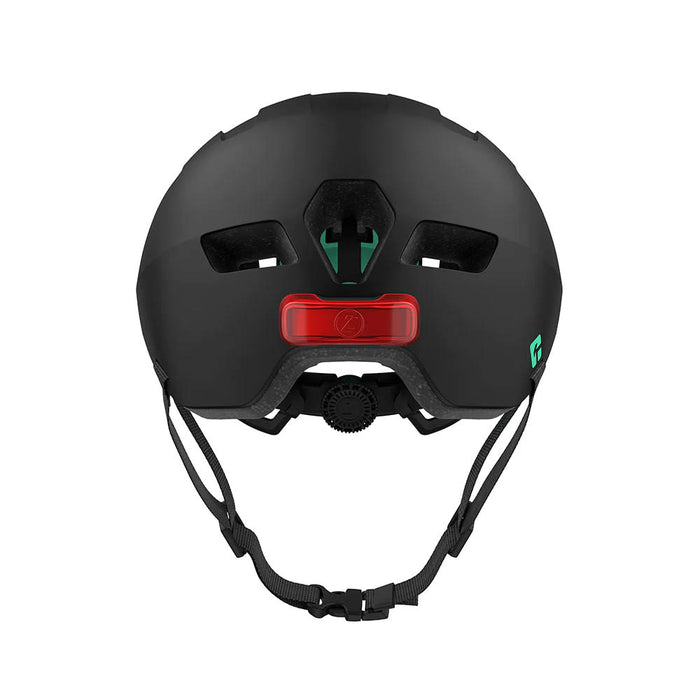 Lazer Cityzen Kineticore Helmet Matte Black rear with optional rear LED light