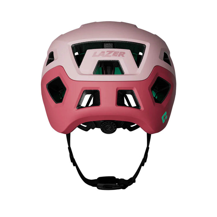 Lazer Coyote Kineticore Helmet Matte Blush rear studio image