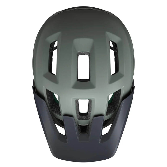 Lazer Coyote Kineticore Helmet Matte Dark Green studio image top