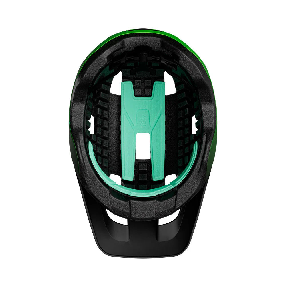 Lazer Finch Kineticore One Helmet Youth Matte Black Acid, studio bottom view