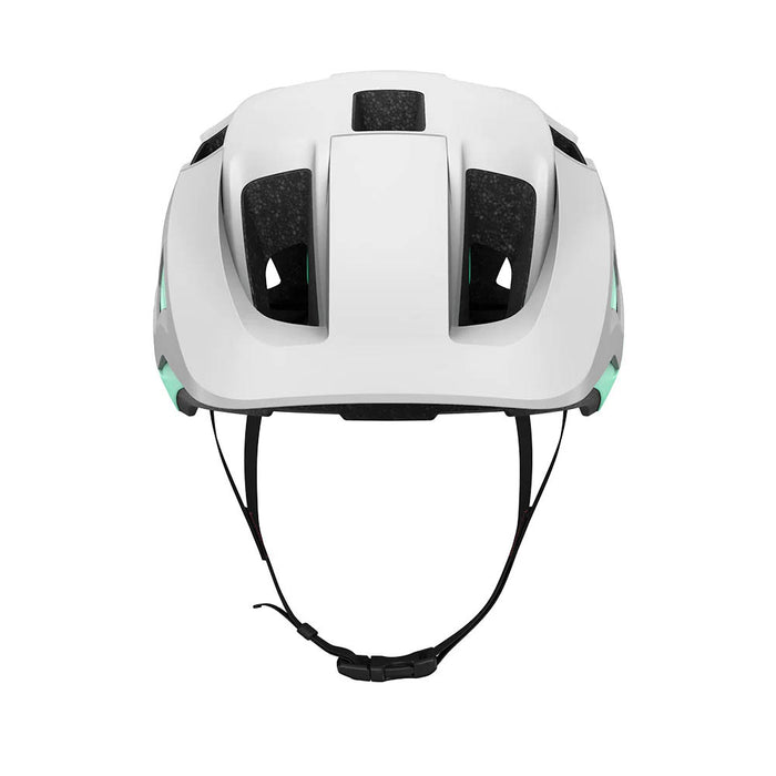 Lazer Finch Kineticore One Helmet Youth Matte White Mint One Size front view studio image