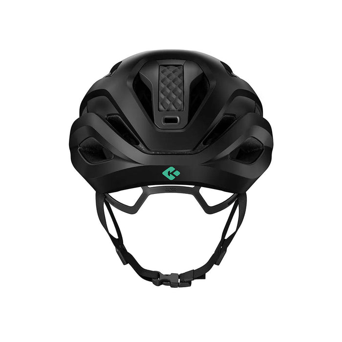 Lazer Strada Kineticore Helmet Full Matte Black rear view studio image
