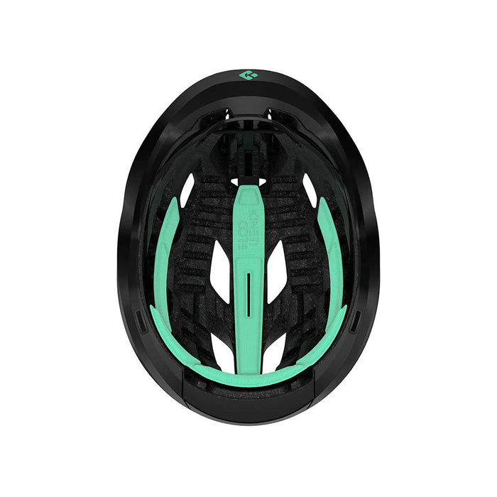 Lazer Strada Kineticore Helmet Full Matte Black underside view studio image