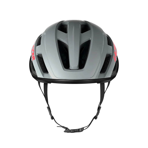Lazer Strada Kineticore Helmet Grey front view studio image