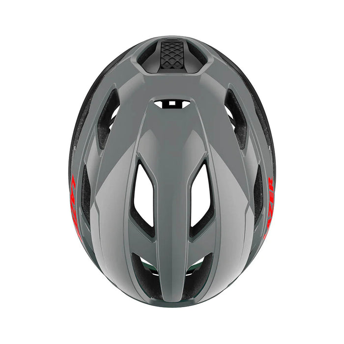 Lazer Strada Kineticore Helmet Grey top down studio image