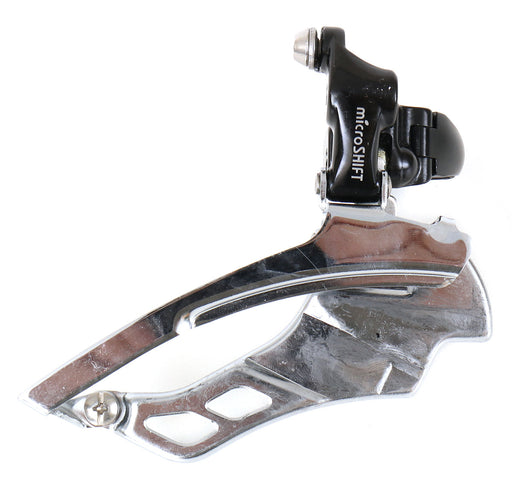 MicroSHIFT Used R732 Triple 10 Speed Front Derailleur, side view