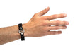 Modl 8" Infinity Tools 4 Pack black being worn as a bracelet