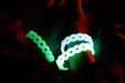 Modl 8" Infinity Tools 4 Pack green glow being worn as a bracelet