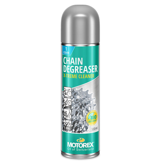 Motorex Bike Chain Degreaser Spray 500ml, studio front view