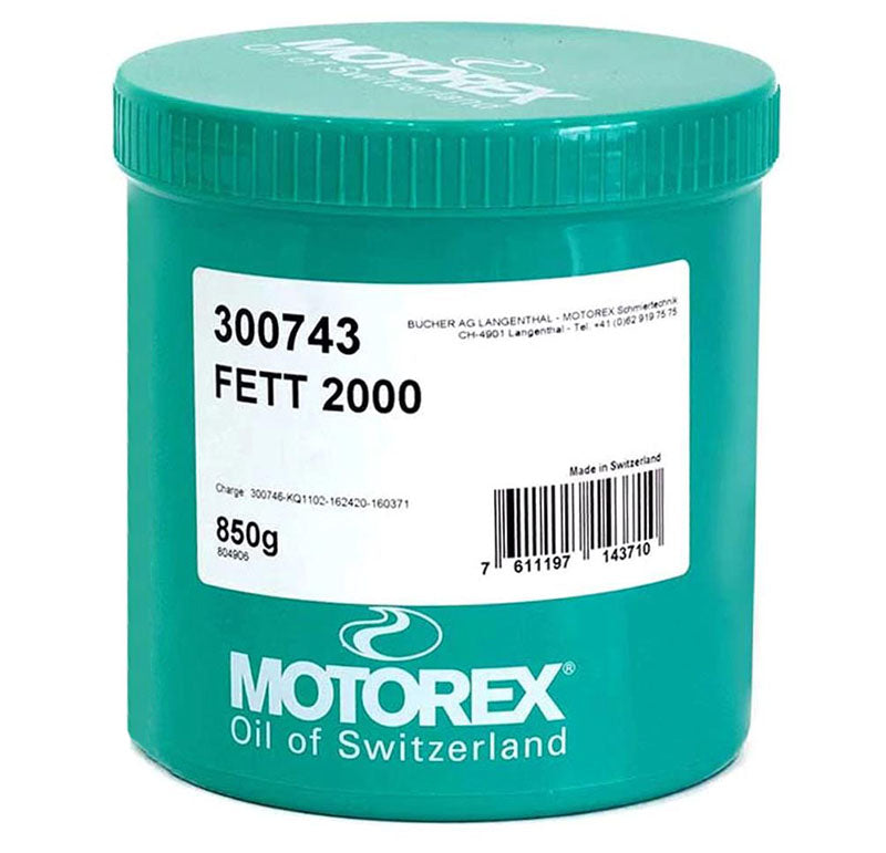 Studio view of 850 gram green jar with white and black label.