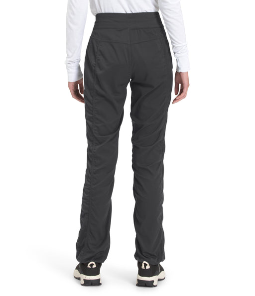 The North Face Womens Aphrodite 2.0 Pant Asphalt Grey being worn by model studio image back