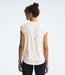 The North Face Womens Wander Slitback S/S White Dune being worn by model studio image back