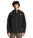 The North Face Mens Valle Vista Stretch Jacket TNF Black being worn by model studio image front