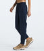 The North Face Womens Never Stop Wearing Pant Summit Navy studio image being worn by model side