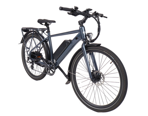 NIK Nickel E-Bike Pearlized Charcoal, studio front quarter view