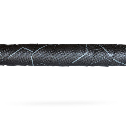 PRO Gravel Comfort Black Pattern Bar Tape wrapped around handlebar studio image
