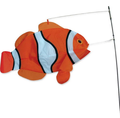 Premier Kites Swimming Fish Recumbent Bike Flag Clownfish Studio Image