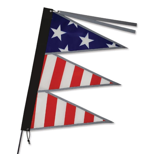 Premier Kites Tri-Stack Bike Flag American Flag