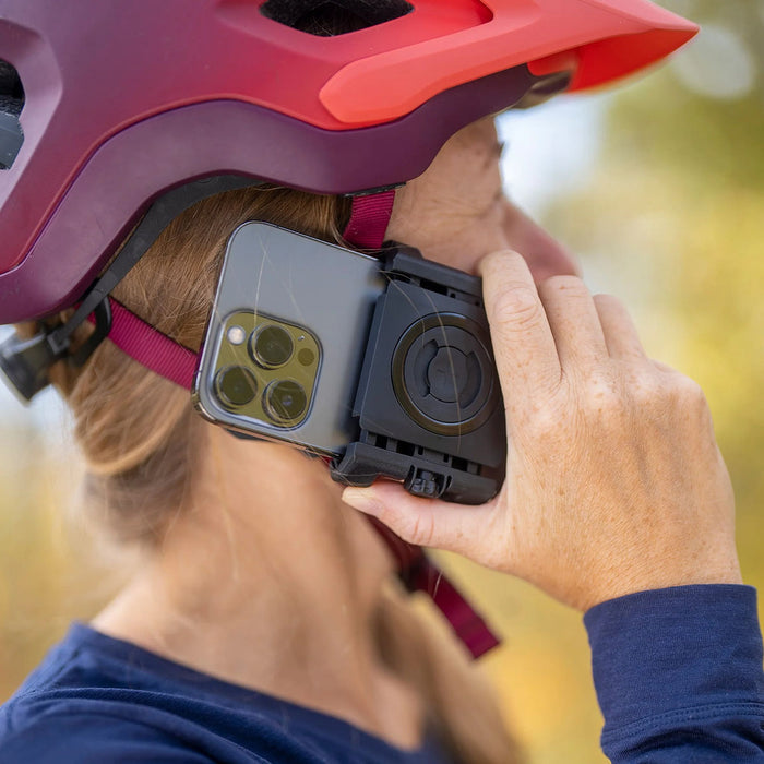 SP Connect Bike Bundle with Universal Bike Mount and Universal Phone Clamp, phone view