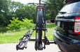 Saris MHS DUO Fendered Bike Wheel Holder on bike rack view 2