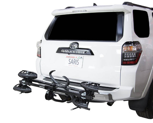 Saris SuperClamp EX 2 Bike Tray Hitch Car Rack On Vehicle Studio Image