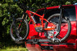 Saris SuperClamp EX 2 Bike Tray Hitch Car Rack Outdoor Image with Bike on Vehicle