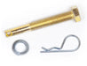 Saris Non-Locking Threaded Hitch Pin - Gold bolt with silver split washer and cotter pin